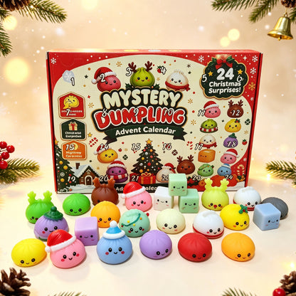 🎄 24-Day DIY Christmas Countdown Calendar – Stuffed Animal Surprise Blind Box 🎁