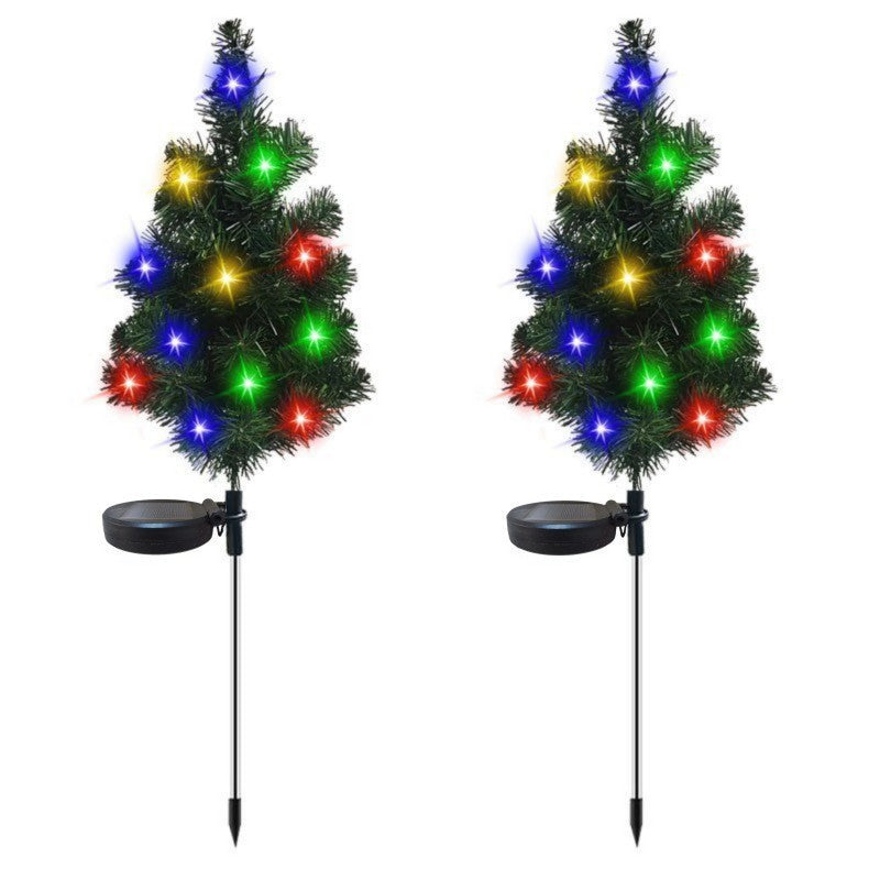 🎄 Solar Christmas Tree Garden Light – Festive Outdoor Holiday Decor