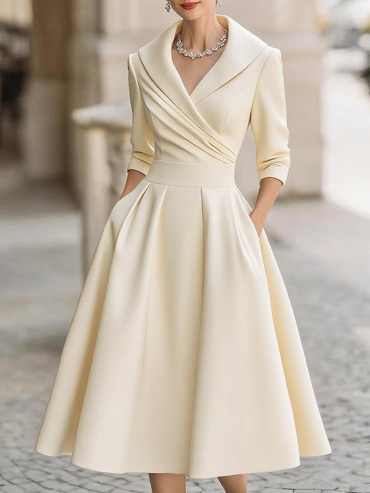 Elegant Waist-Slimming Formal Dress