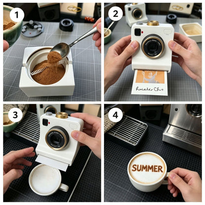 ☕ 3D Latte Art Camera – Create Stunning Coffee Art in Seconds ✨
