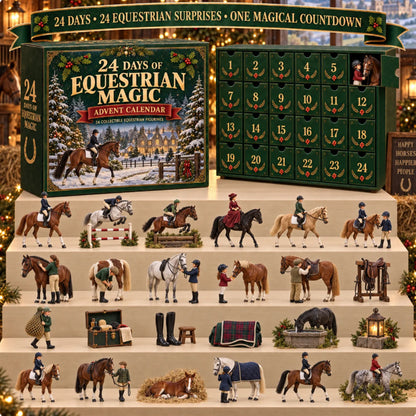 🐎 Equestrian Christmas Countdown Calendar – 24 Days of Horse-Themed Surprises