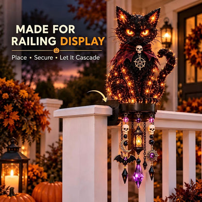 🎃 Spooky Character Cascade Railing Lights – Halloween Hanging Decor ✨