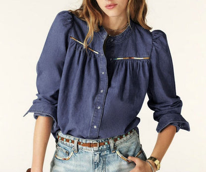 Women’s Vintage Denim Shirt Jacket