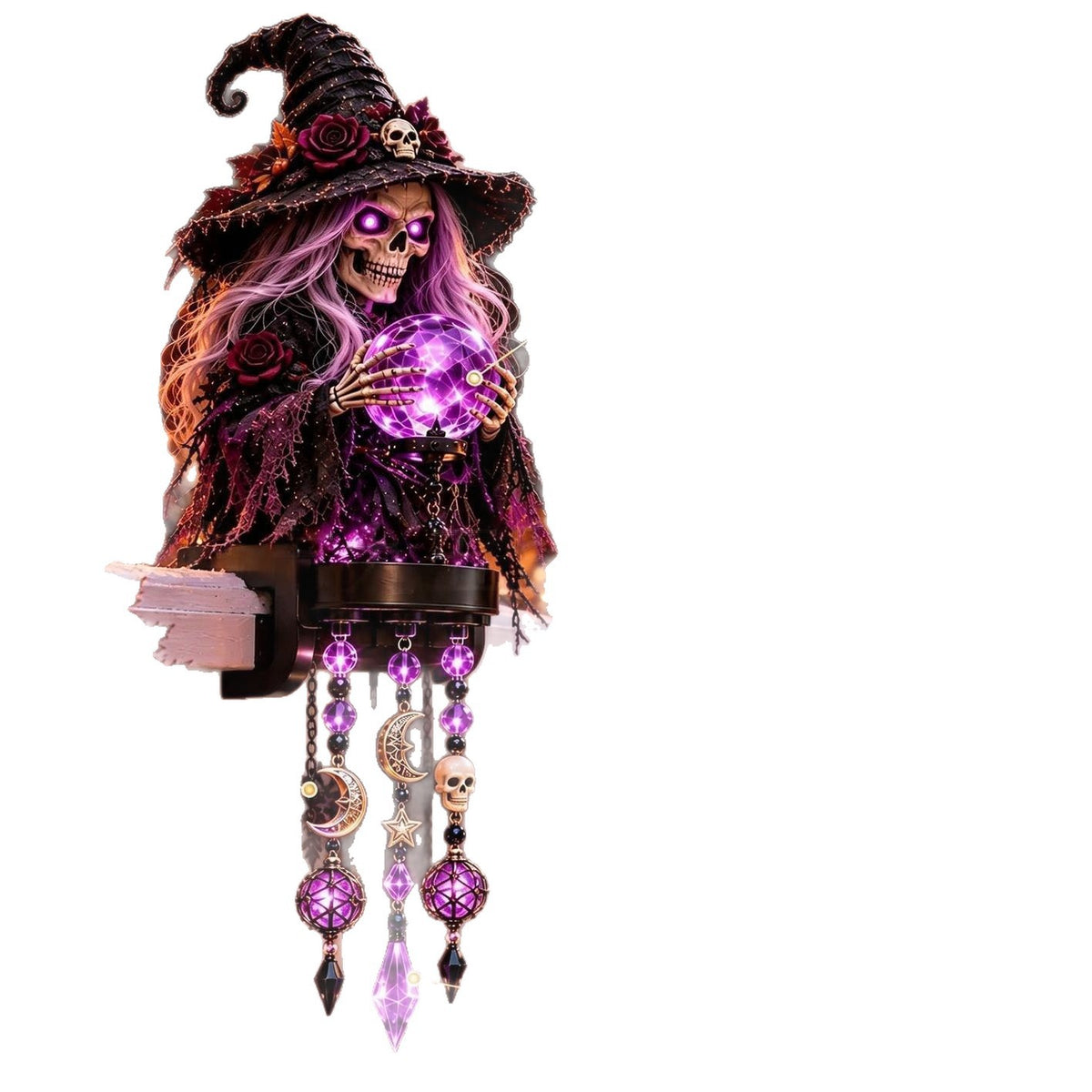 🎃 Spooky Character Cascade Railing Lights – Halloween Hanging Decor ✨