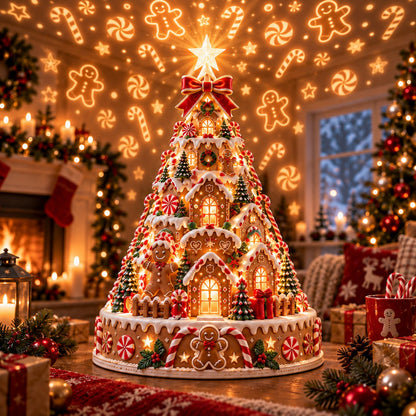 🎄 Christmas Village Projection Light | 4 Festive Village Scenes | Magical Holiday Tabetop lDécor ✨