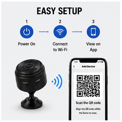 💯Tiny and installs in 1 second ⚠️Remote real-time viewing