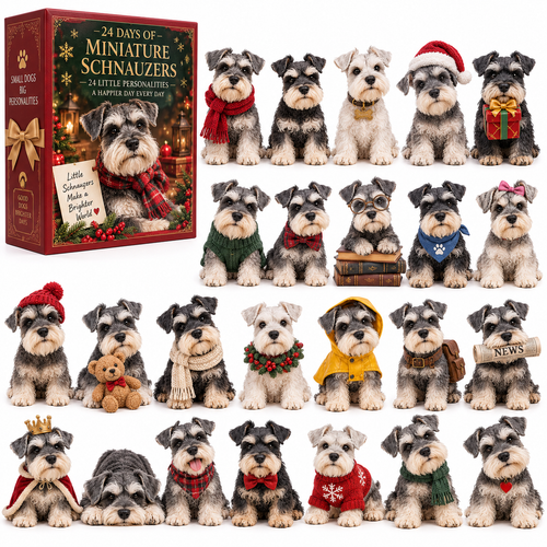 🐶24 Days of Schnauzer Love – A Little Bearded Friend Every Day