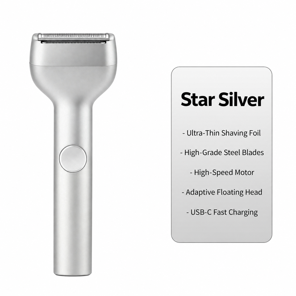 🪒🔥 Ultimate Smooth Shave – Men's Rechargeable Electric Foil Razor | Cordless Wet & Dry Shaver ⚡✨