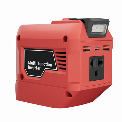 🔋🔥250W Portable Power Inverter – Turn 18V–21V Tool Batteries Into 220V AC Power