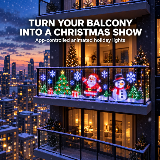 🎄 Smart Animated Pixel Lights | Dynamic Christmas Lighting for Indoor & Outdoor Décor ✨