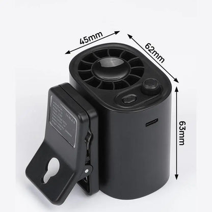 🔥8400+ sold🌀Car Clip Fan with 360° Rotation & USB Rechargeable