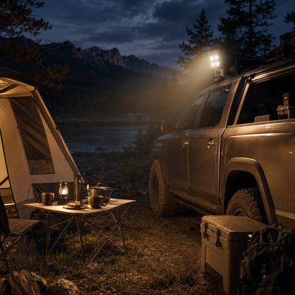 🚙 Light Anywhere You Need – 360° Rotating LED Pod Light