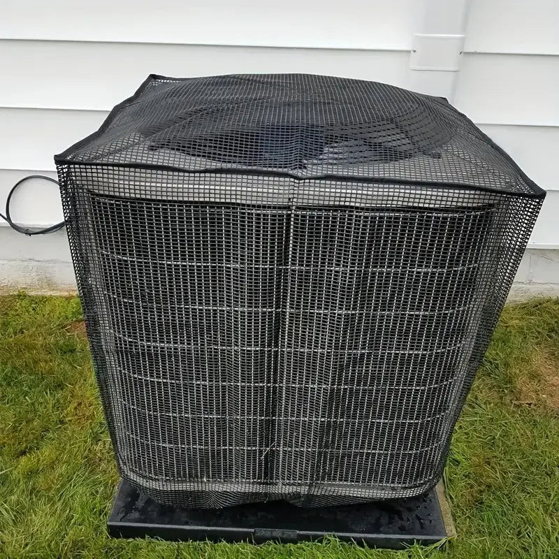 ⏳ Last day to save 49%-❄️ Heavy-Duty Mesh AC Cover – All-Season Outdoor Protection