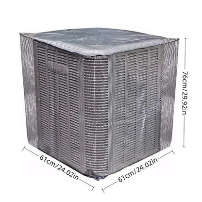 ⏳ Last day to save 49%-❄️ Heavy-Duty Mesh AC Cover – All-Season Outdoor Protection