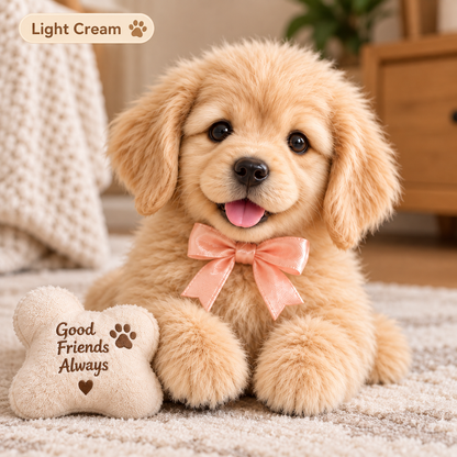 ⏰49 OFF TODAY🎁 Realistic Robotic Golden Retriever Puppy – The Adorable Christmas Surprise 🐶✨