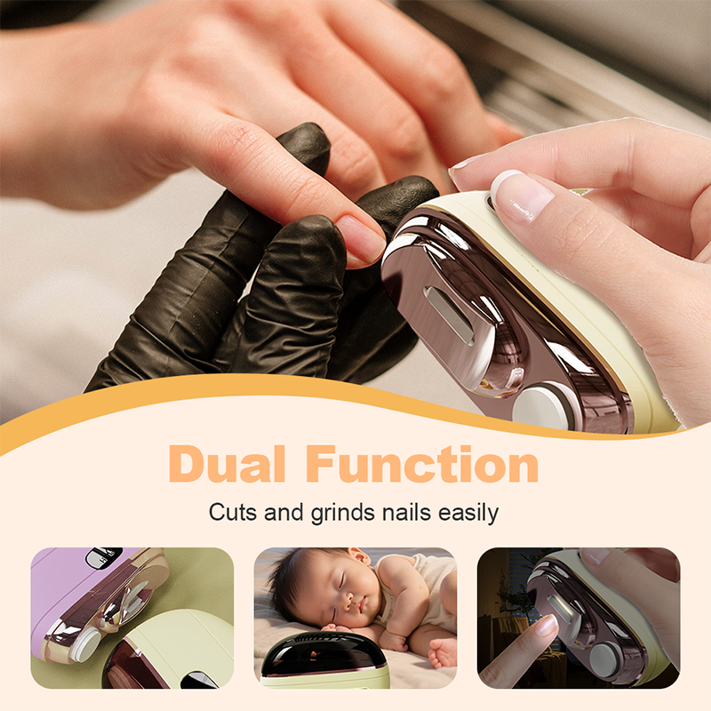 ✂️💅 2-in-1 Smart Electric Nail Clipper & Polisher 🌟